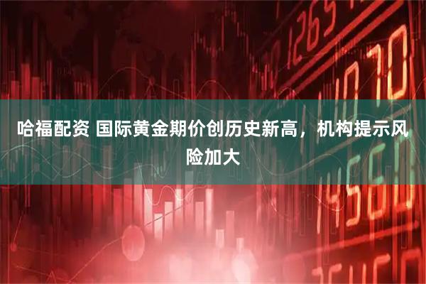 哈福配资 国际黄金期价创历史新高，机构提示风险加大