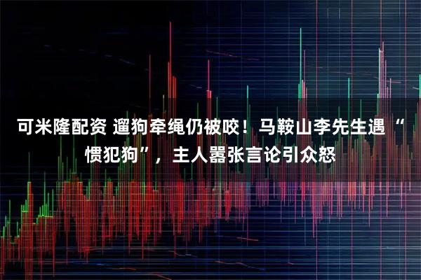 可米隆配资 遛狗牵绳仍被咬！马鞍山李先生遇 “惯犯狗”，主人嚣张言论引众怒